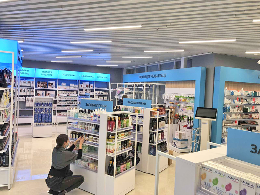 МЕБЛІ ДЛЯ АПТЕК